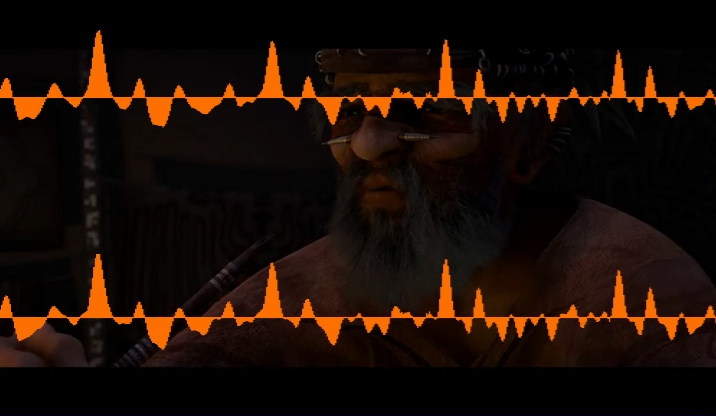 Waveform visualizations can be composited over video, with animated colors. Waveform visualizations can be composited over video, with animated colors.